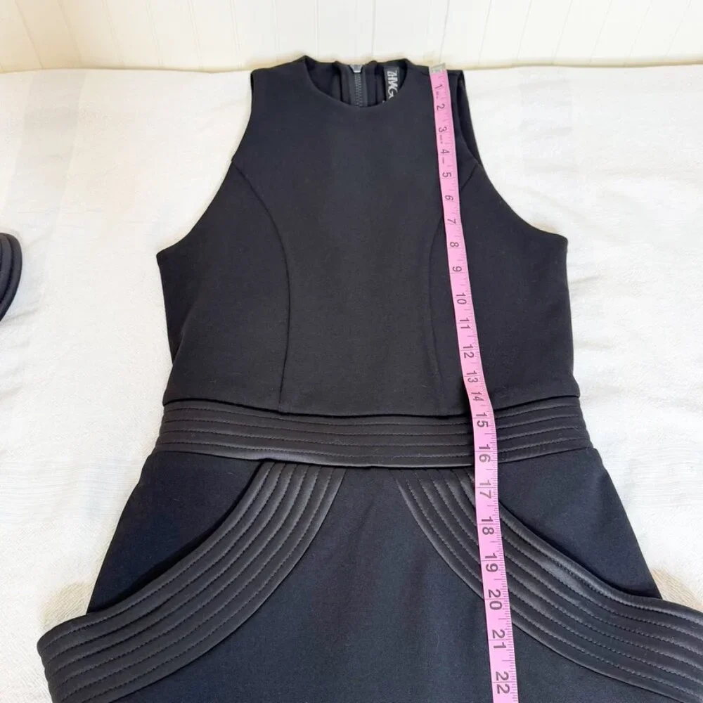 Zhivago On Guard Two-Pieced Black Midi Dress XS - Picture 11 of 16
